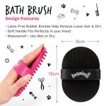 Bugalugs 2-Pack Dog & Cat Bath Brush