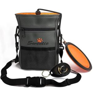 Sweetie Dog Treat Pouch with Bowl and Clicker