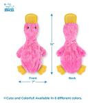 Cute Duck Crinkle Dog Toy with Squeaker
