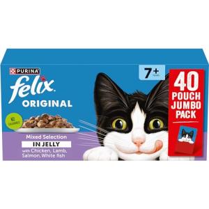 Felix Original Senior Cat Food in Jelly 40x85g