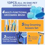 13-Piece Pet Grooming Kit for Dogs and Cats