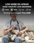 Cordless Dog Grooming Clippers with LED Display