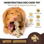 Indestructible Dog Chew Toys with Bacon Flavor