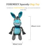 Soft Plush Squeaky Donkey Dog Toy