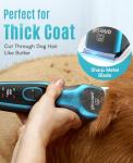 Oneisall Heavy-Duty Dog Clippers for Thick Hair