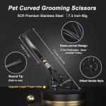 10-in-1 Dog Grooming Scissors Kit with Round Tips