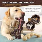 Indestructible Dog Chew Toys with Bacon Flavor