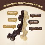 Indestructible Dog Chew Toys with Bacon Flavor