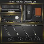 10-in-1 Dog Grooming Scissors Kit with Round Tips