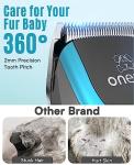 Oneisall Heavy-Duty Dog Clippers for Thick Hair