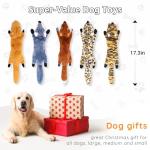No Stuffing Squeaky Dog Toys - 5 Pack