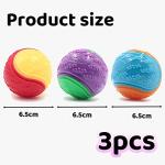 3 Pack Squeaky Dog Balls for Playtime