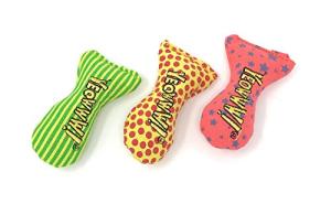 Organic Catnip Fish Toys for Active Cats - 3 Pack