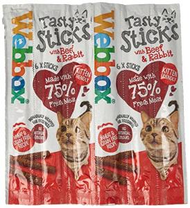 Webbox Cat Delights Beef & Rabbit Sticks 30g