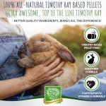 Premium Timothy Hay Rabbit Food Pellets, 10lb