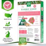 Premium Timothy Hay Rabbit Food Pellets, 10lb