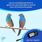 Bird Cage Light for Songbirds - Full Spectrum LED