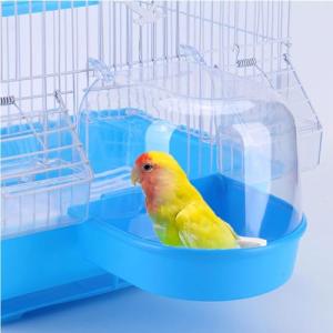 Hanging Bird Bath Tub with Hooks for Small Birds