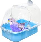 Hanging Bird Bath Tub with Hooks for Small Birds