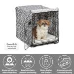 Gray Dog Crate Cover with Teflon Protection