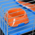 PawHut Small Animal Cage with Wheels and Accessories