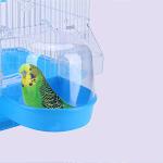 Hanging Bird Bath Tub with Hooks for Small Birds