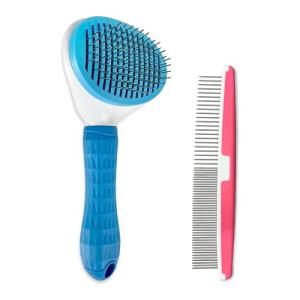 Self-Cleaning Grooming Brush for Dogs and Cats