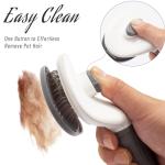 Self-Cleaning Cat Grooming Brush for Shedding