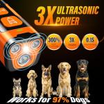 Ultrasonic Dog Bark Deterrent with 6 Training Modes