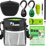 Dog Training Kit with Treat Pouch and Clickers