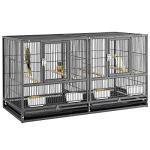 Yaheetech Metal Divider Bird Cage for Small Birds