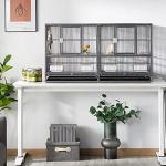 Yaheetech Metal Divider Bird Cage for Small Birds