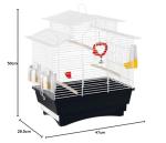 Ferplast Pagoda Bird Cage with Accessories and Feeders
