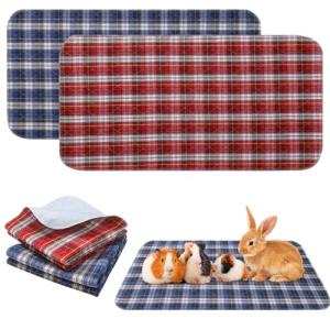 Reusable Washable Guinea Pig Cage Liners, 2 Pack