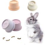 Colorful Stacking Cups for Bunnies and Small Pets