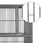 Yaheetech Metal Divider Bird Cage for Small Birds