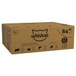 WHISKAS Senior Wet Cat Food Pouches - 84 Pack