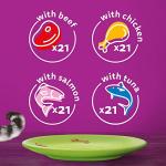 WHISKAS Senior Wet Cat Food Pouches - 84 Pack