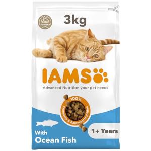 IAMS Adult Dry Cat Food with Ocean Fish 3kg