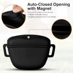 Aomig Portable Silicone Dog Treat Pouch - Black
