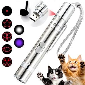 Cakkone 7-in-1 Interactive Cat Toy with Red Light