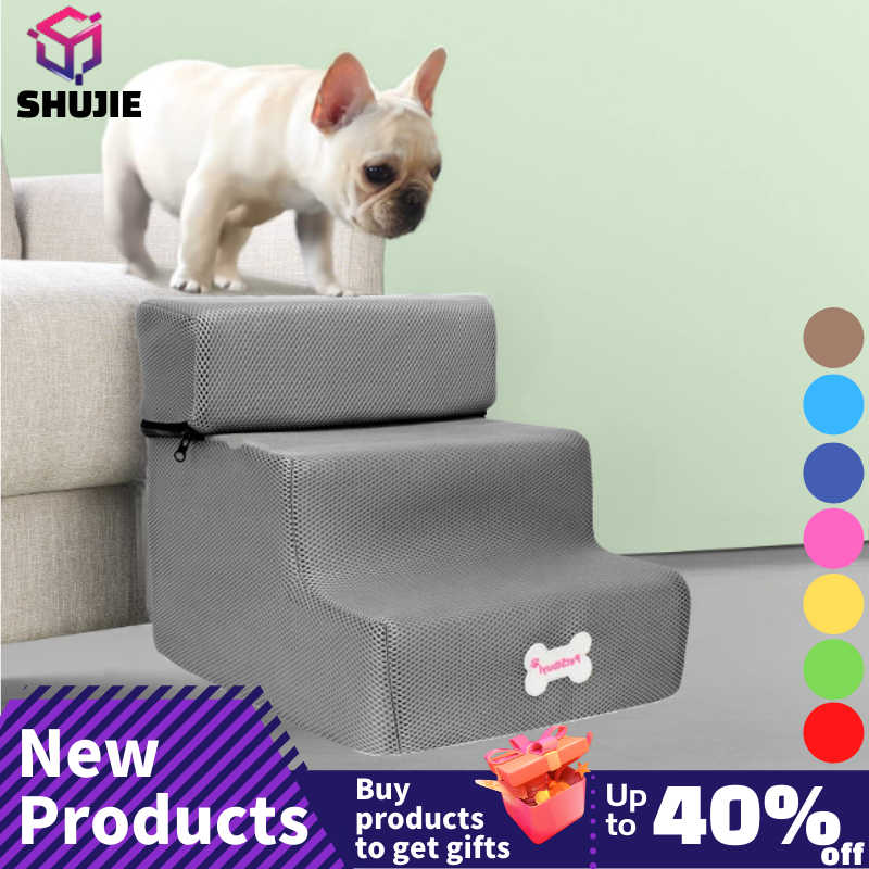 3-Step Pet Stairs for Small Dogs and Cats
