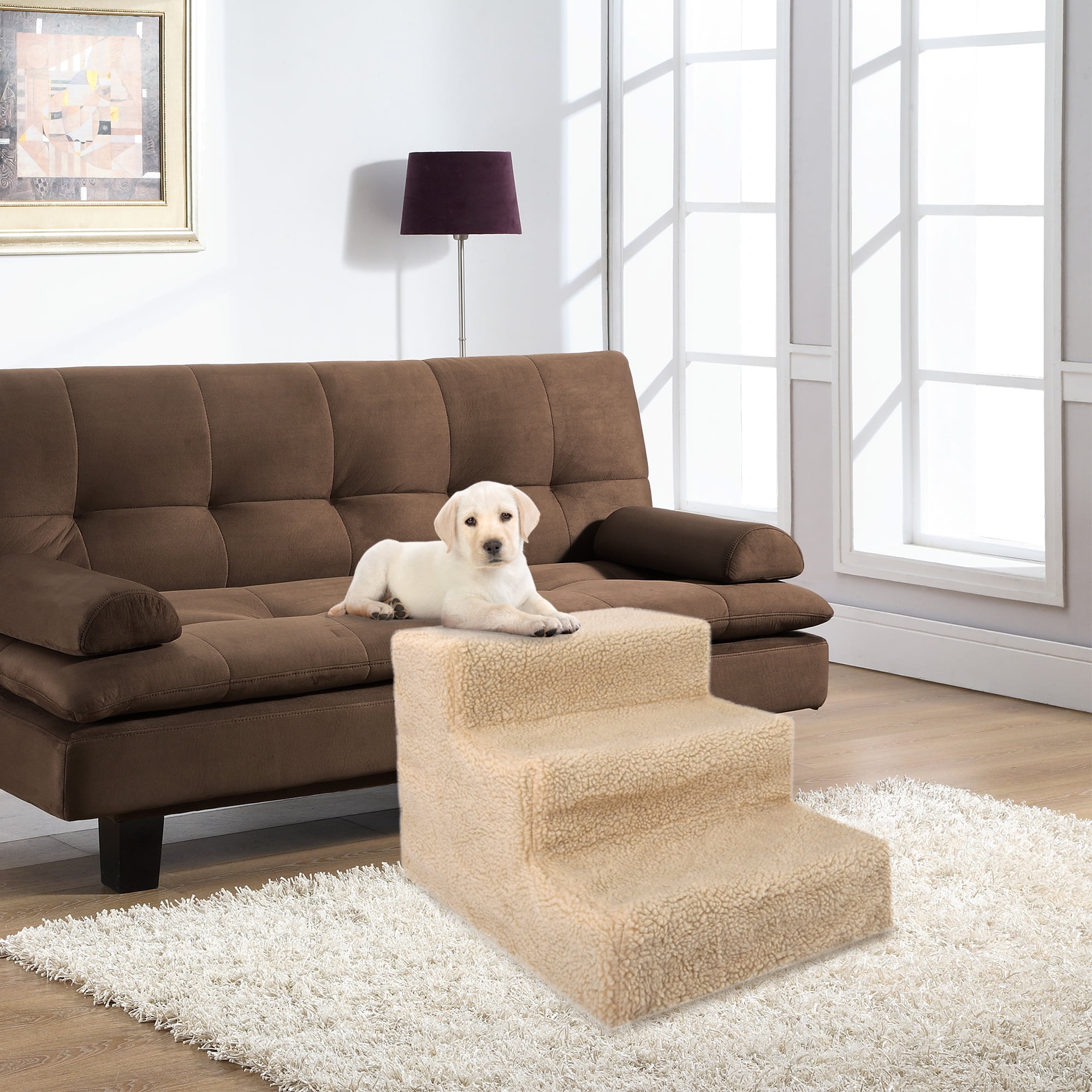 Coziwow 3-Step Pet Stairs for Dogs & Cats