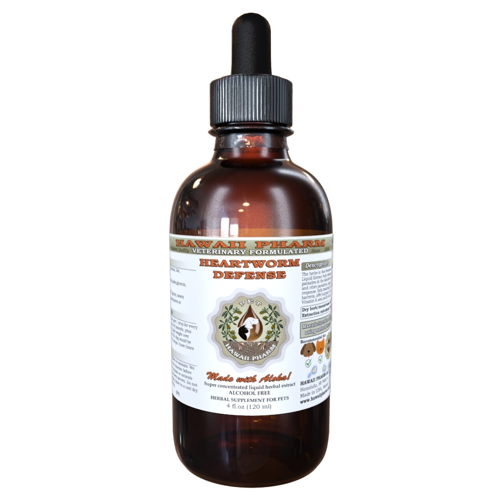 Alcohol-Free Heartworm Defense Herbal Supplement for Dogs