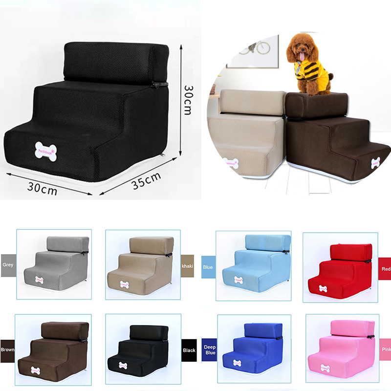 3-Step Pet Stairs for Small Dogs and Cats