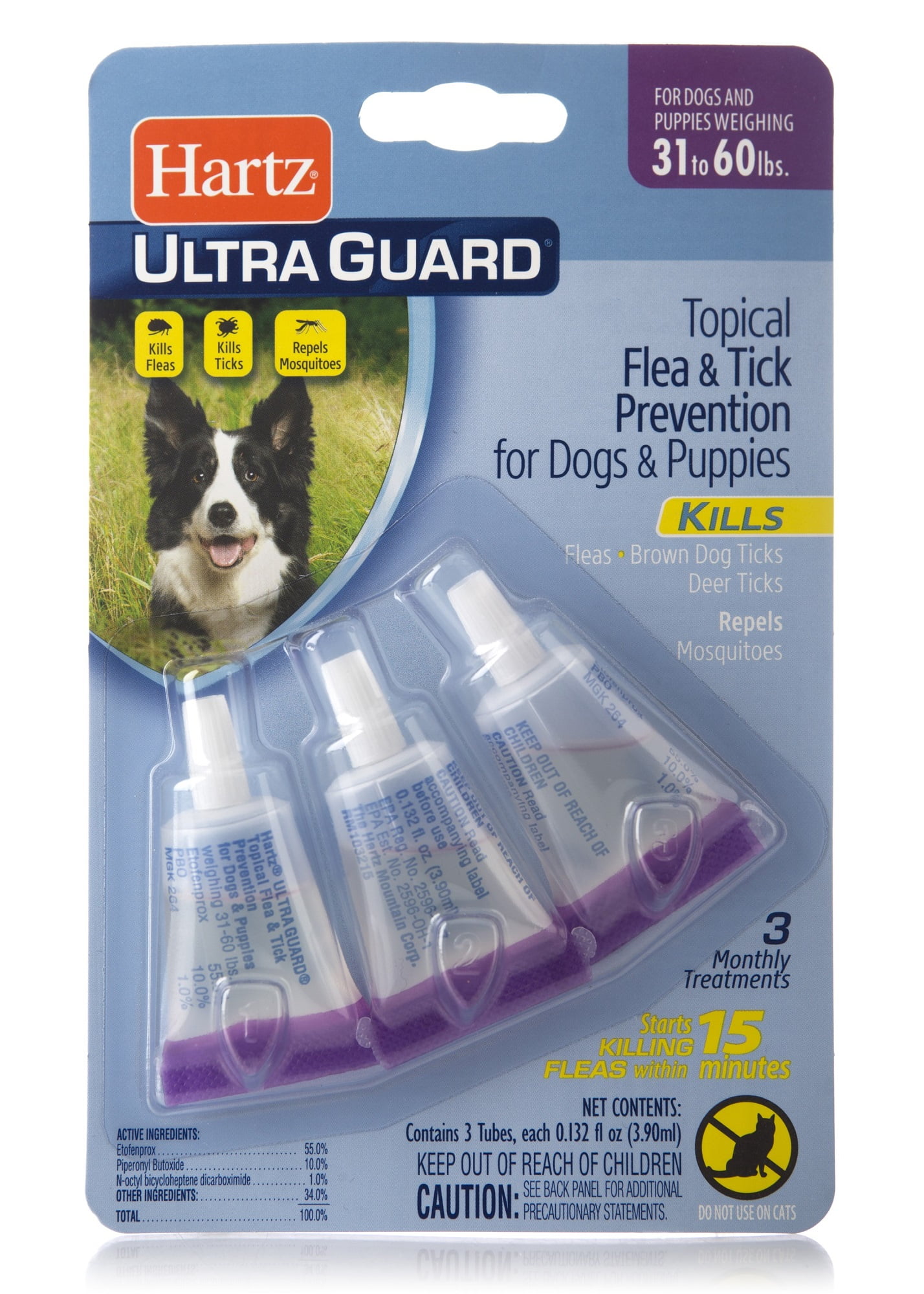 Large Dog Flea & Tick Prevention, 3 Months