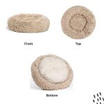 Calming Donut Dog & Cat Bed in Taupe 23