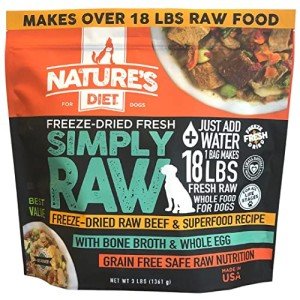 Nature's Diet Freeze-Dried Raw Dog Food – Beef