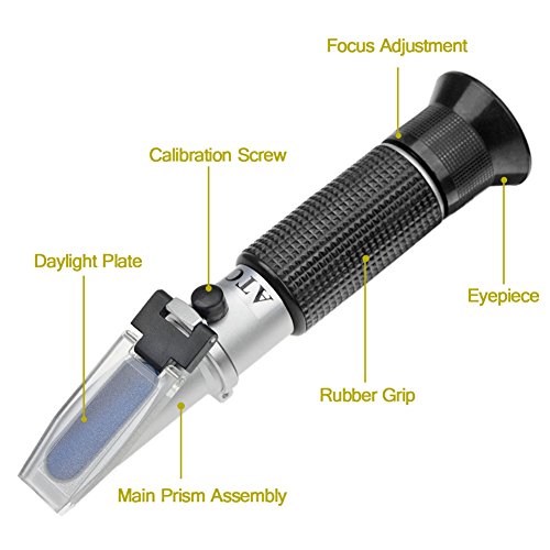 Brix Refractometer for Home Brewing and Winemaking