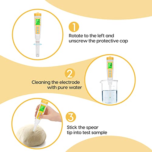YINMIK pH Meter for Dough and Soft Samples
